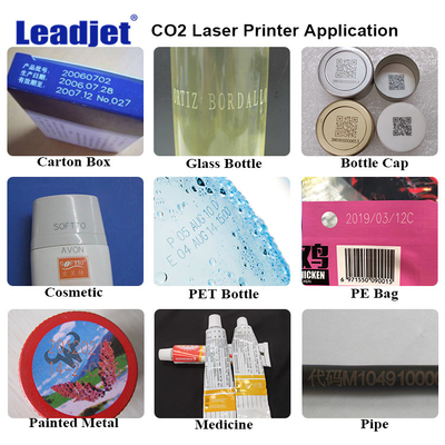 30W Co2-Laser die Machine/Vlieglaser merken die Machine om Onregelmatig Voorwerp merken Te drukken
